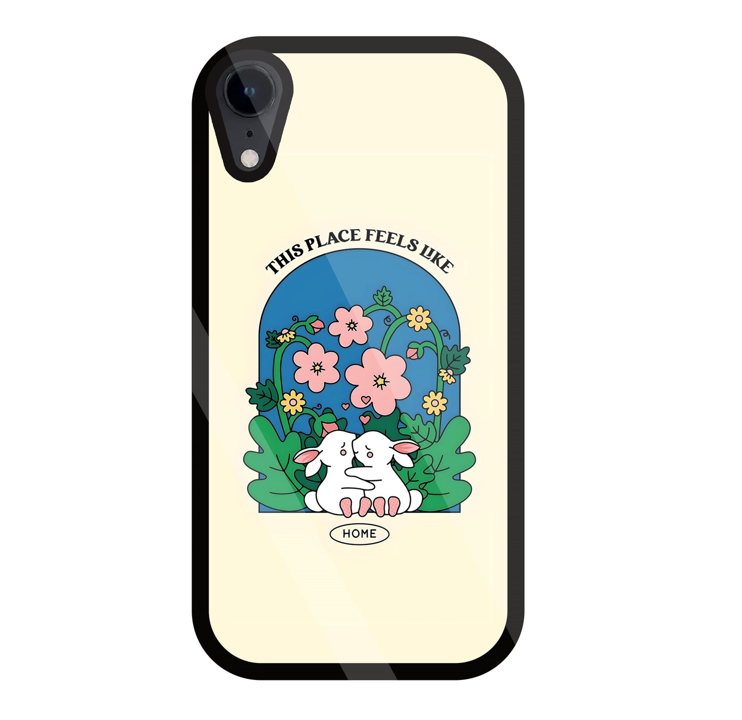 Feels Like Home Glass Case For Apple iPhone Xr