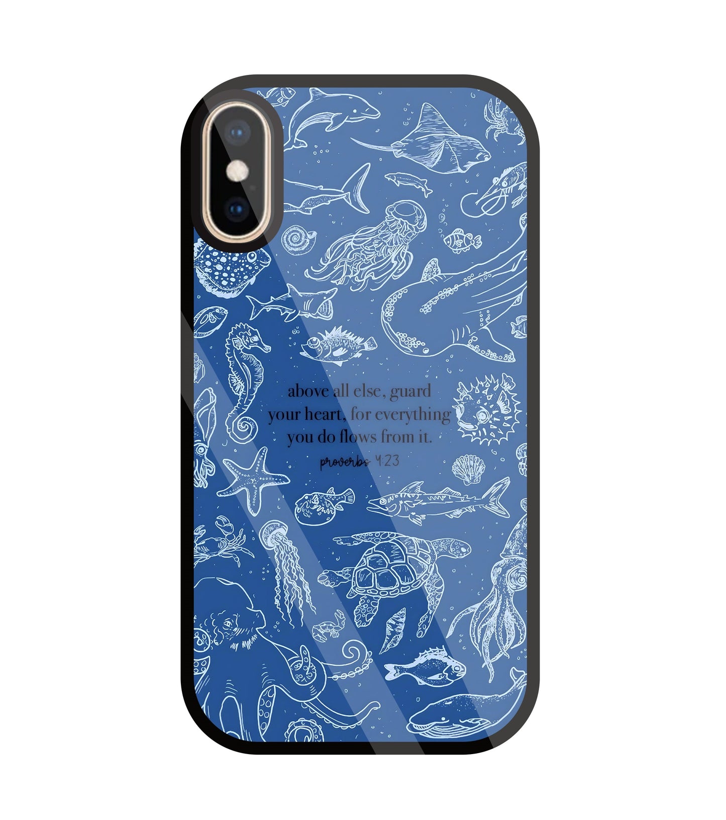 For Everything Glass Case For Apple iPhone Xs