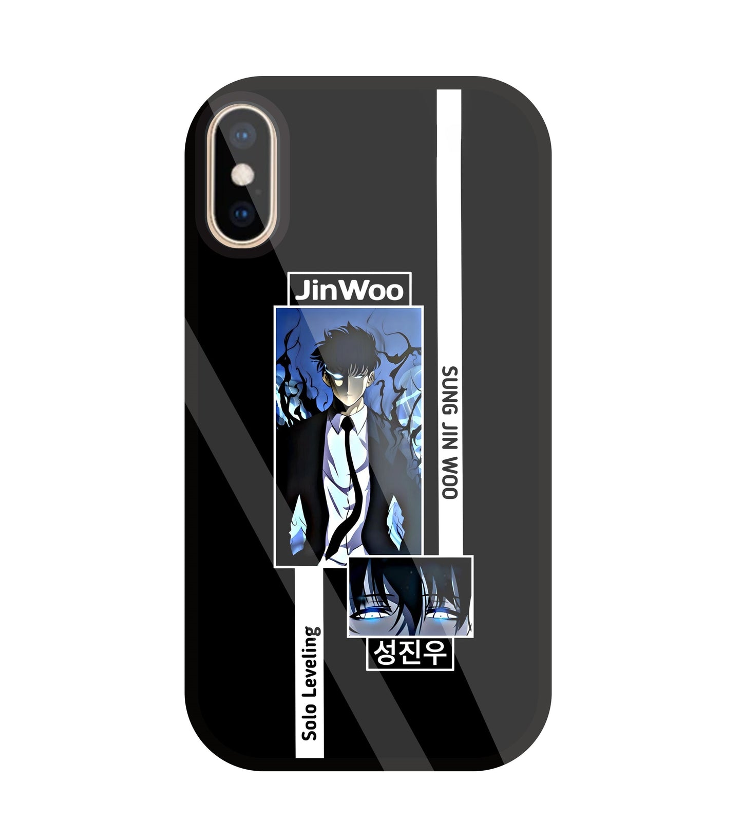 Jin Woo Sung Anime Glass Case For Apple iPhone Xs