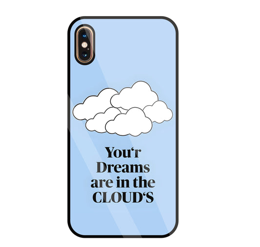 Dreams In The Cloud's Glass Case For Apple iPhone Xs Max