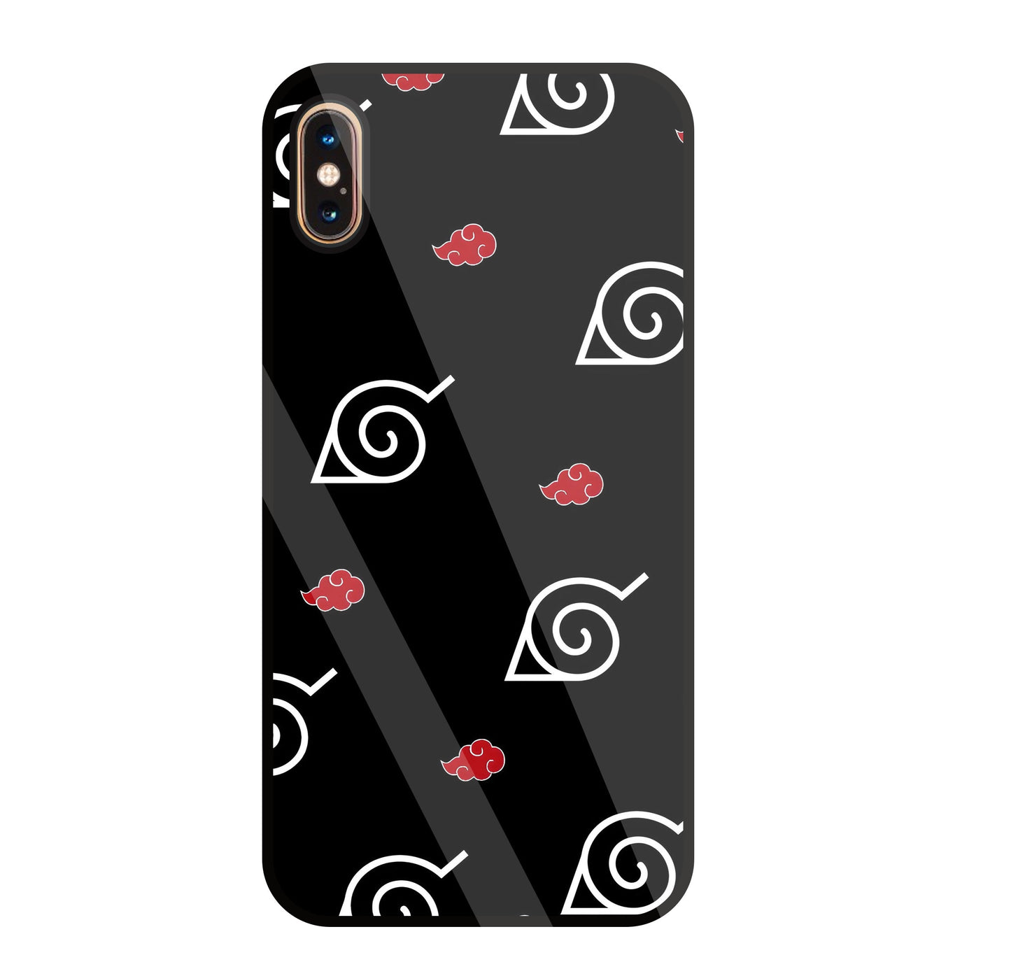 Itachi sharigan Sign Glass Case For Apple iPhone Xs Max