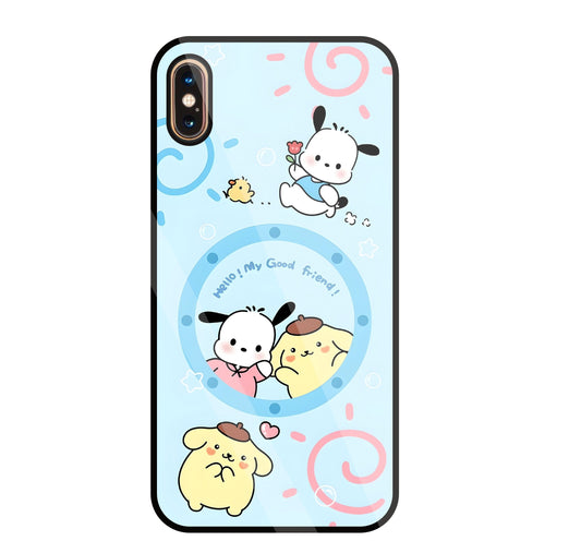 Sanrio Friends Glass Case For Apple iPhone Xs Max
