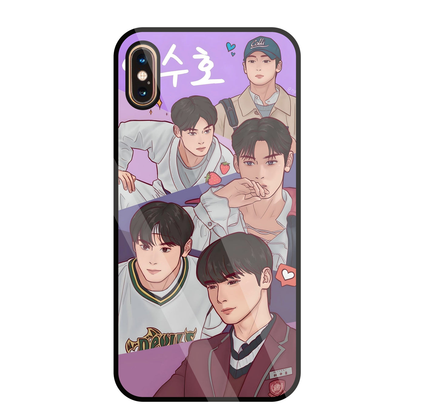 Ture Beauty K Drama Glass Case For Apple iPhone Xs Max