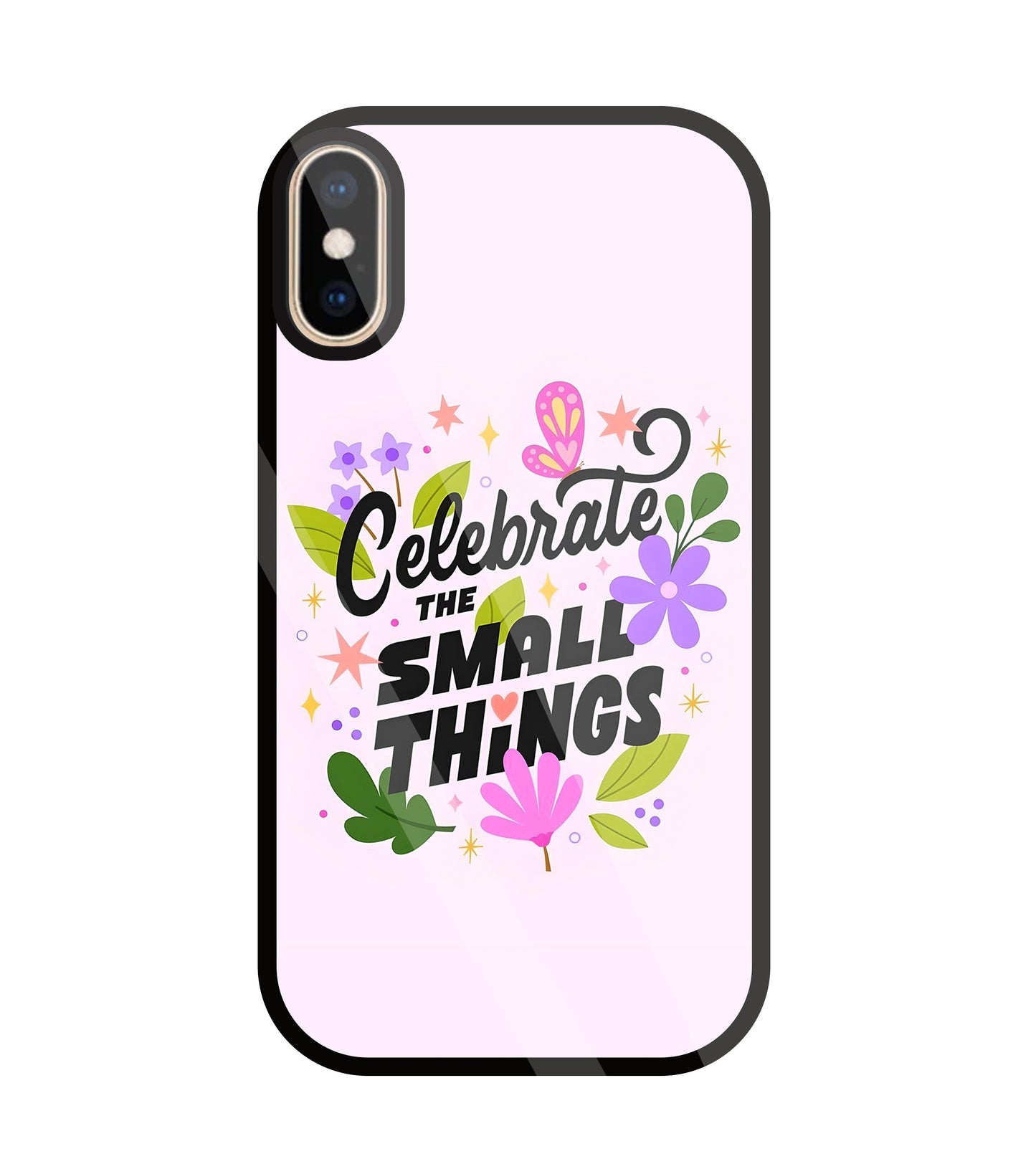 The Small Things Glass Case For Apple iPhone Xs
