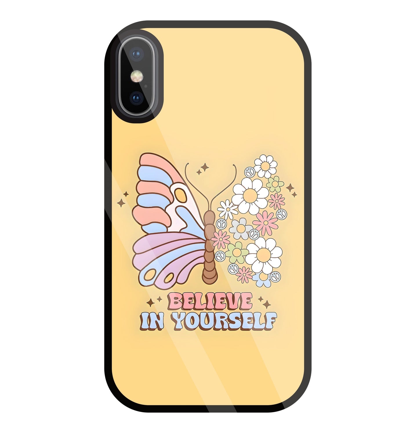 Believe In Yourself Glass Case For Apple iPhone X