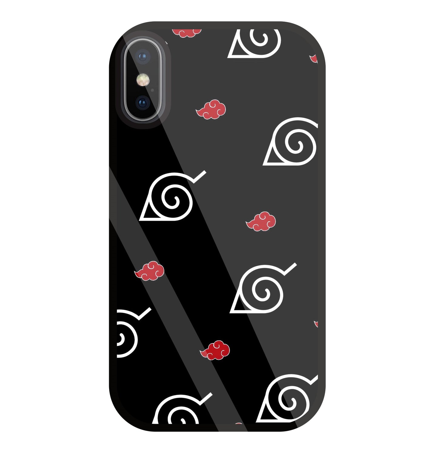 Itachi sharigan Sign Glass Case For Apple iPhone X