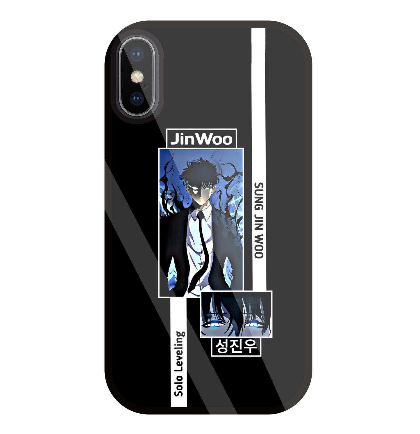 Jin Woo Sung Anime Glass Case For Apple iPhone X