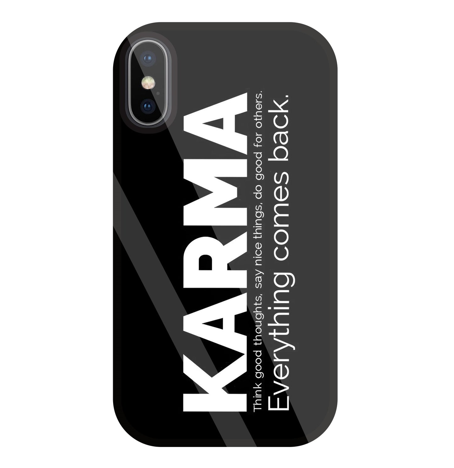 Karma Glass Case For Apple iPhone X