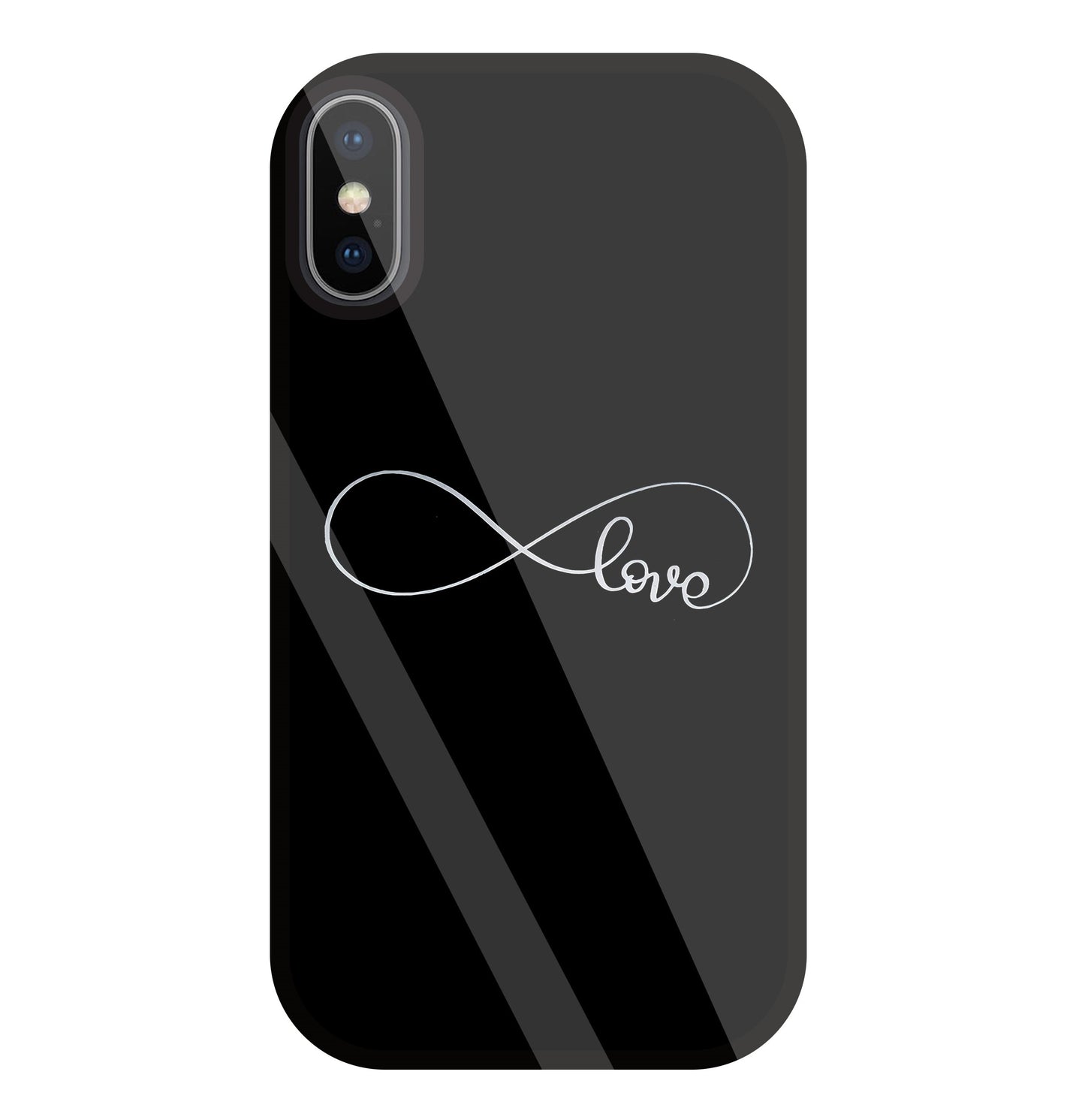 Love Symbol Glass Case For Apple iPhone X