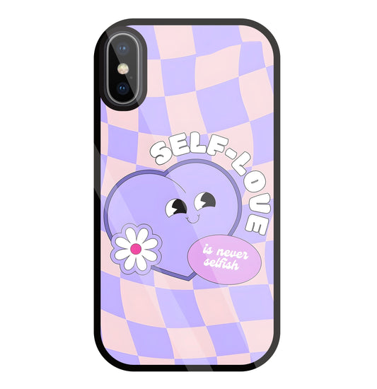 Self Love Glass Case For Apple iPhone X