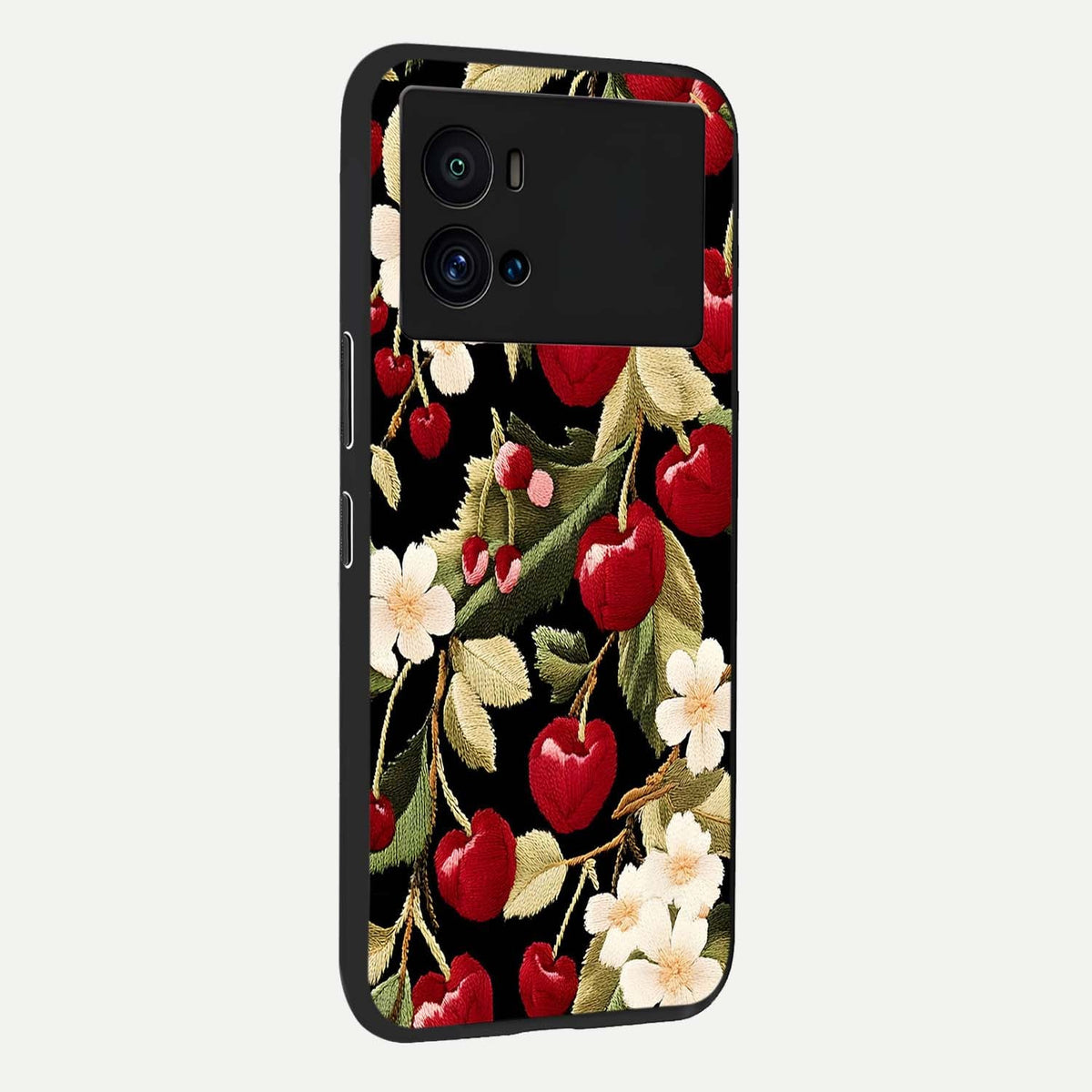 Blooming Spendor Bird back cover For iQOO 9 Pro slim fit glass case with vibrant aesthetic design