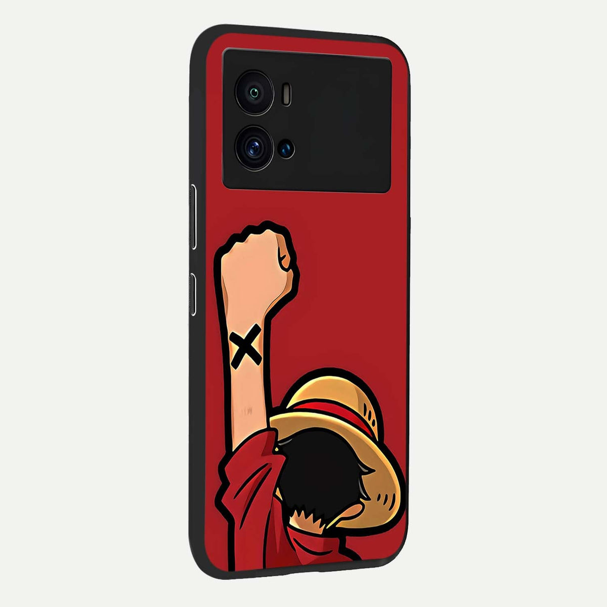 Luffy X Spirit back cover For iQOO 9 Pro slim fit glass case with vibrant aesthetic design