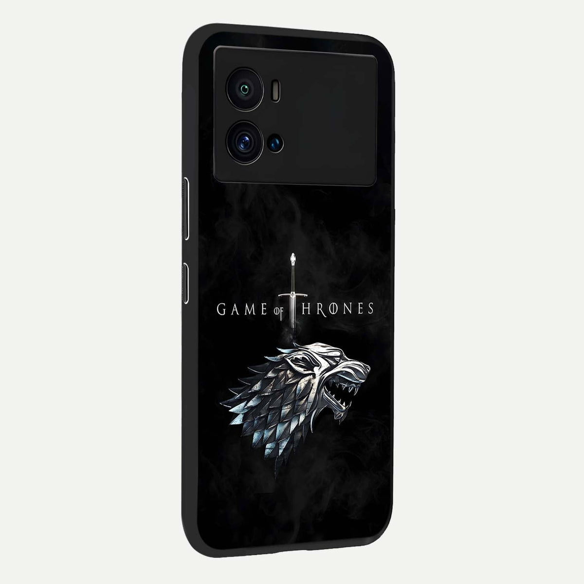 Throne Wolf Legacy back cover For iQOO 9 Pro slim fit glass case with vibrant aesthetic design