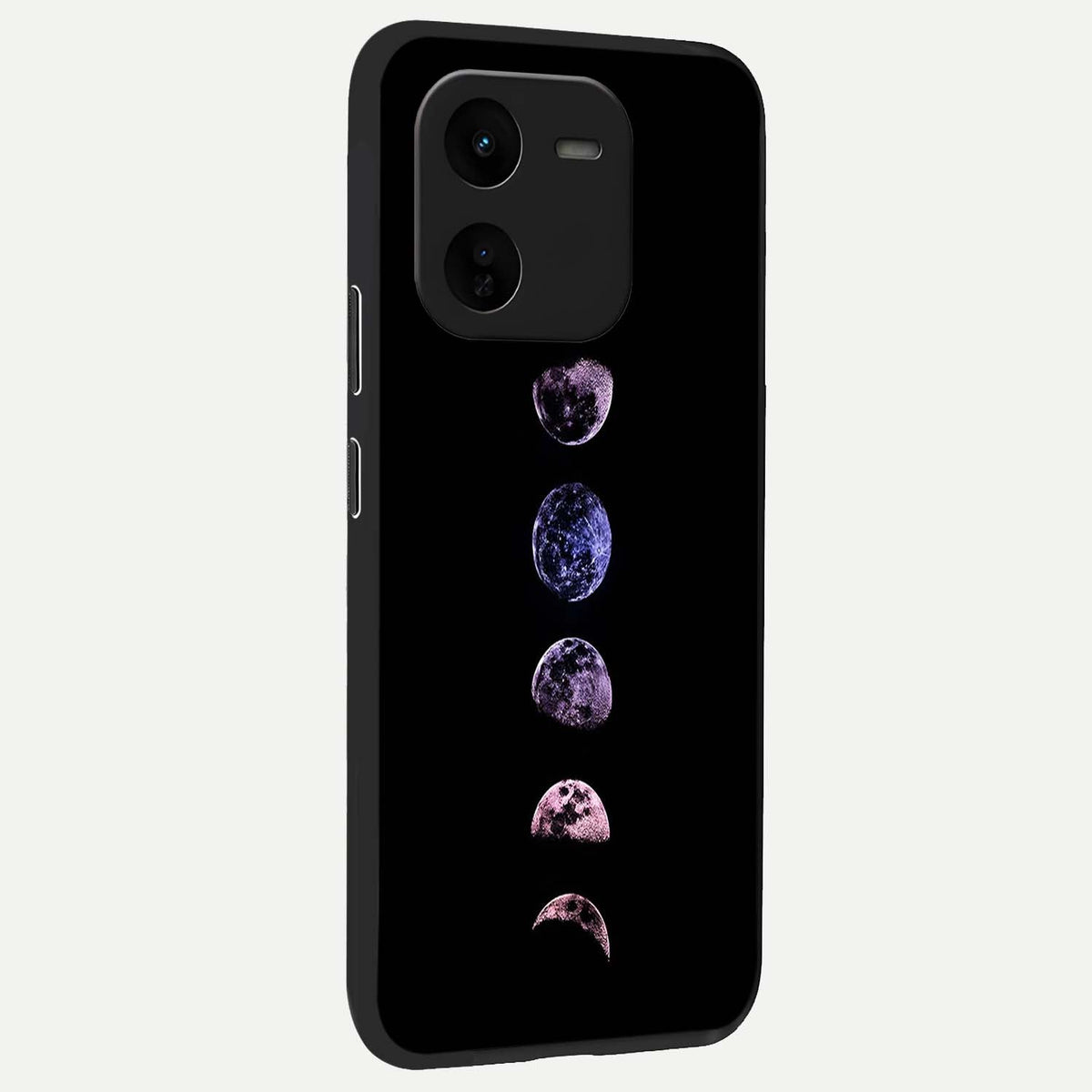 Crimson All Planets back cover For iQOO Z9x 5G slim fit glass case with vibrant aesthetic design