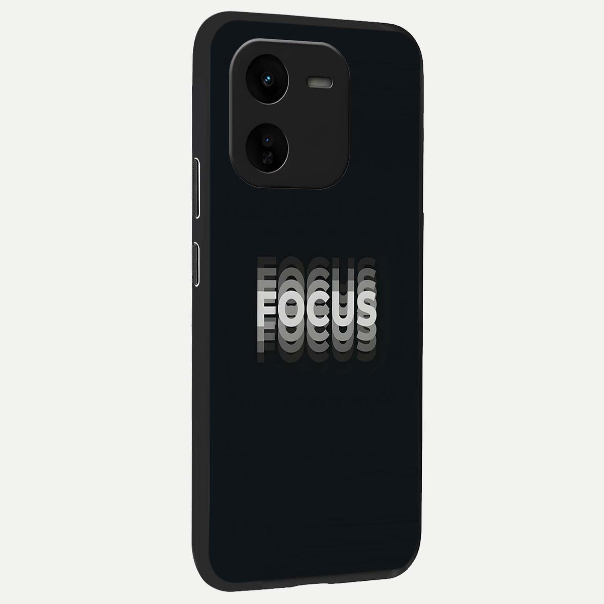 Mono Focus Vision back cover For iQOO Z9x 5G slim fit glass case with vibrant aesthetic design