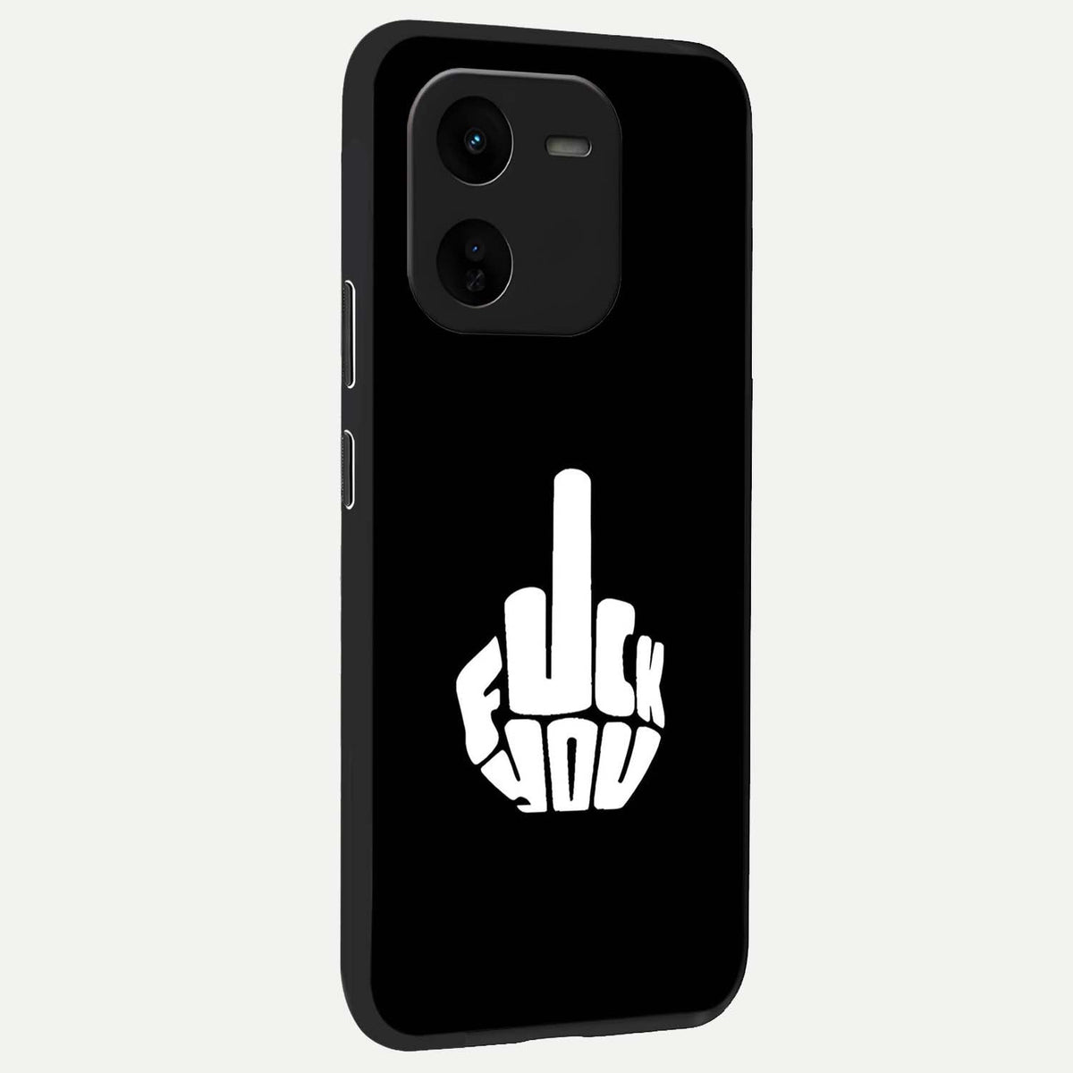 Rebel Mode On back cover For iQOO Z9x 5G slim fit glass case with vibrant aesthetic design