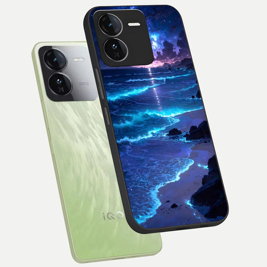 Classic Damn Look phone case For iQOO Z9 showing premium glass back cover with detailed artwork