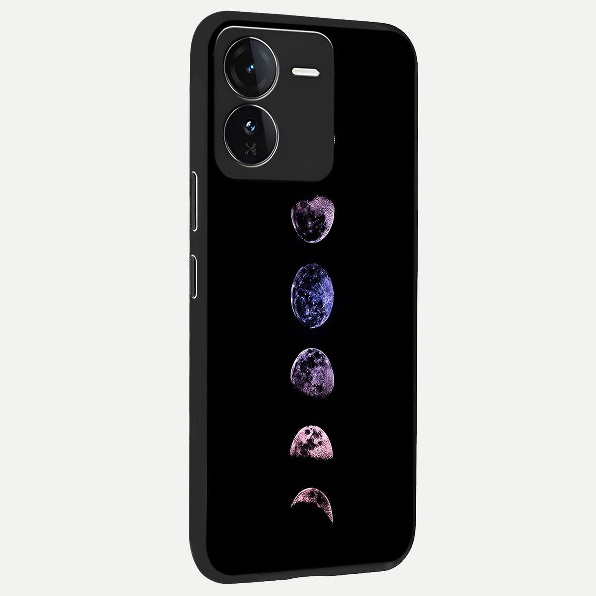 Crimson All Planets back cover For iQOO Z9 slim fit glass case with vibrant aesthetic design