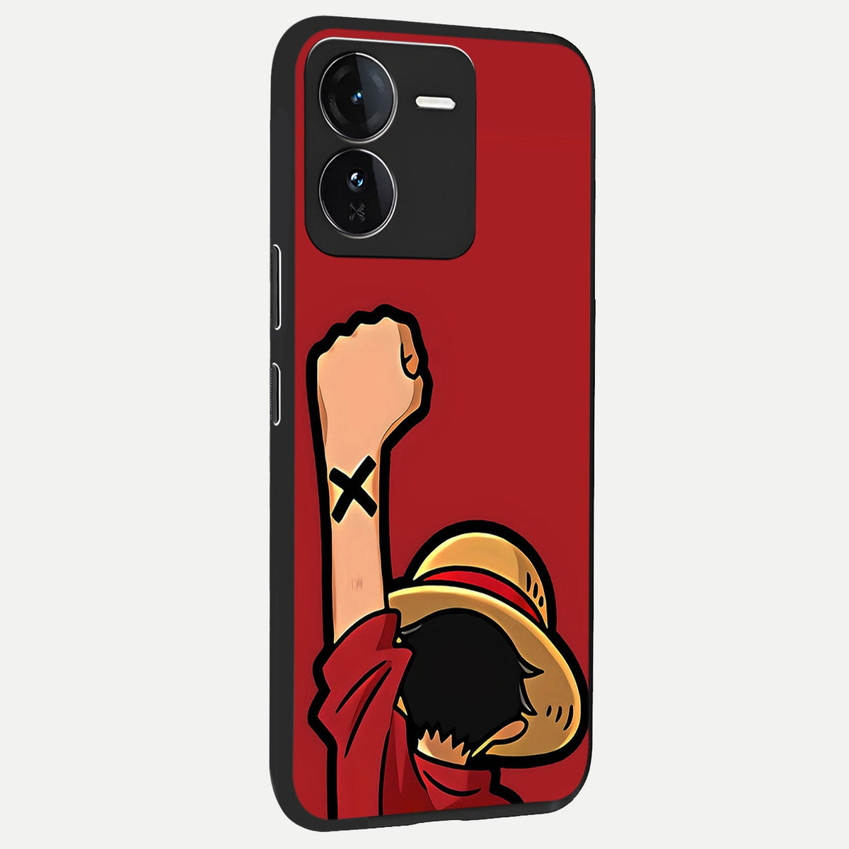 Luffy X Spirit back cover For iQOO Z9 slim fit glass case with vibrant aesthetic design