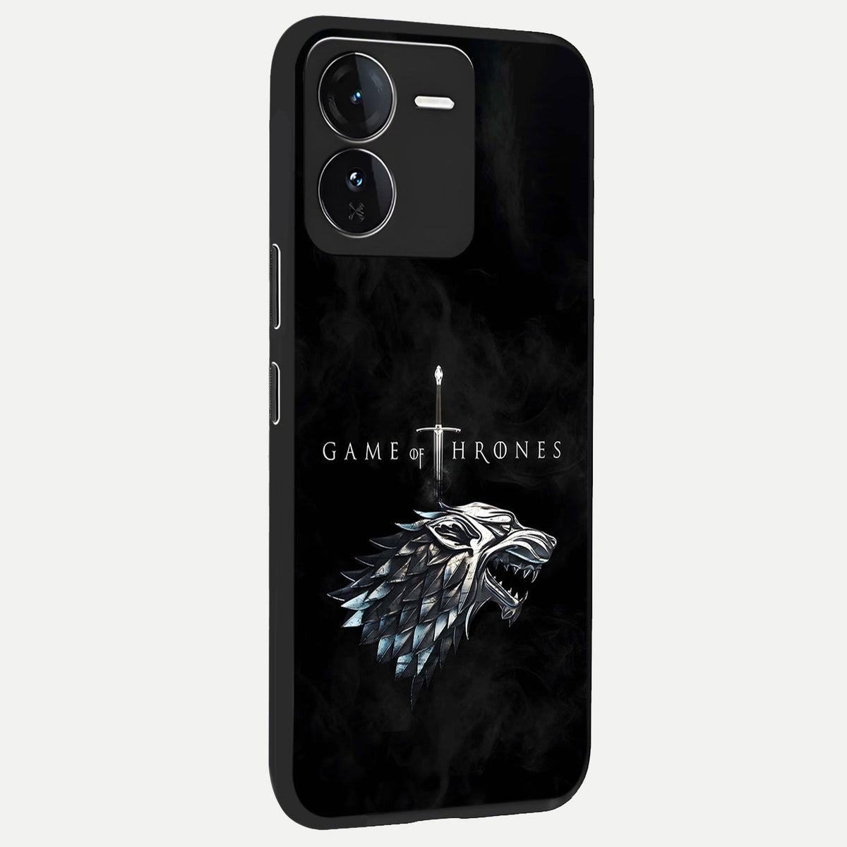 Throne Wolf Legacy back cover For iQOO Z9 slim fit glass case with vibrant aesthetic design