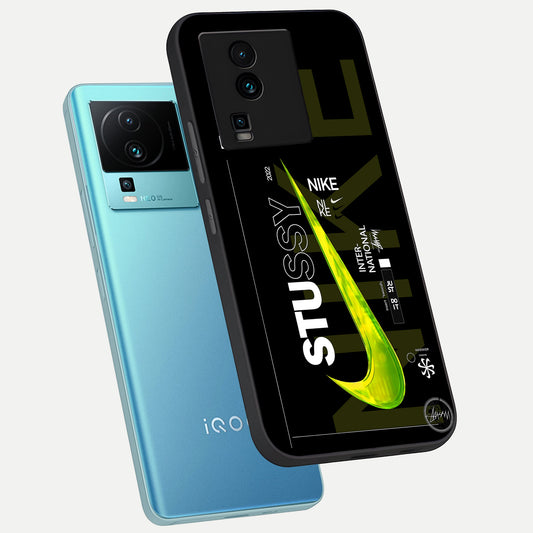 Neon Street Edition phone case For iQOO Neo 7 Pro showing premium glass back cover with detailed artwork