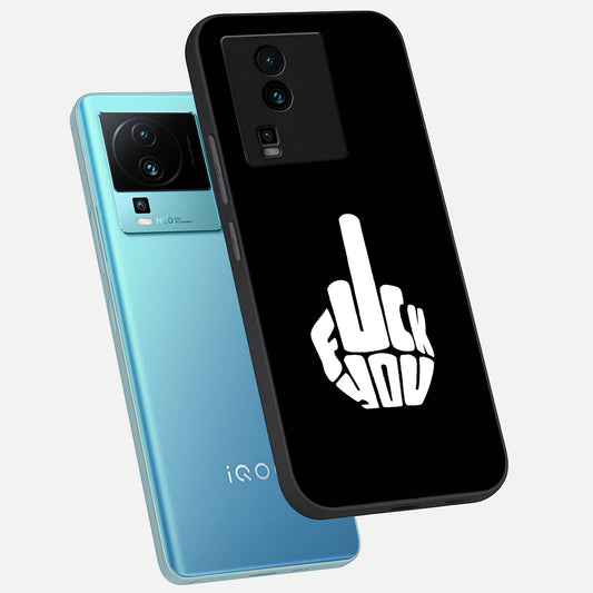 Rebel Mode On phone case For iQOO Neo 7 Pro showing premium glass back cover with detailed artwork