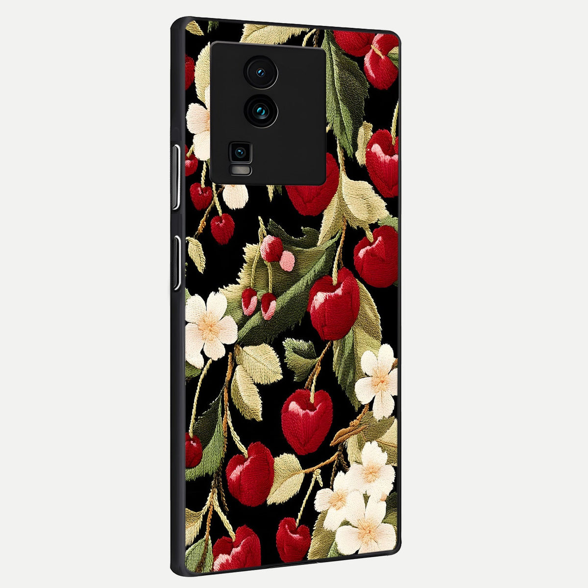 Blooming Spendor Bird back cover For iQOO Neo 7 Pro slim fit glass case with vibrant aesthetic design
