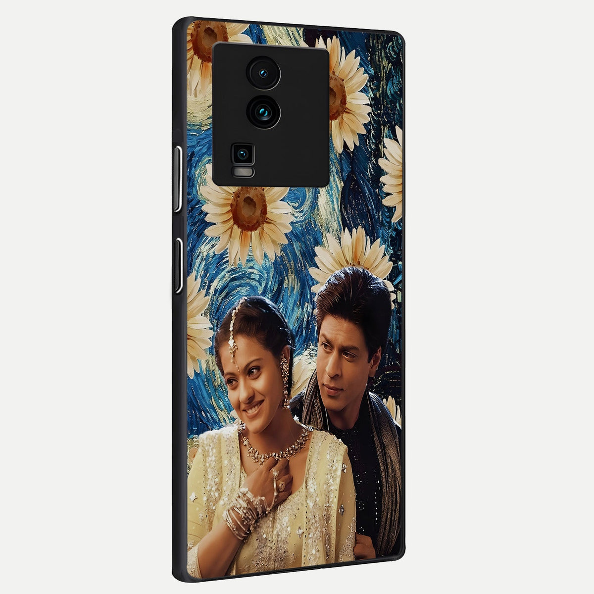 Eternal Love Story back cover For iQOO Neo 7 Pro slim fit glass case with vibrant aesthetic design