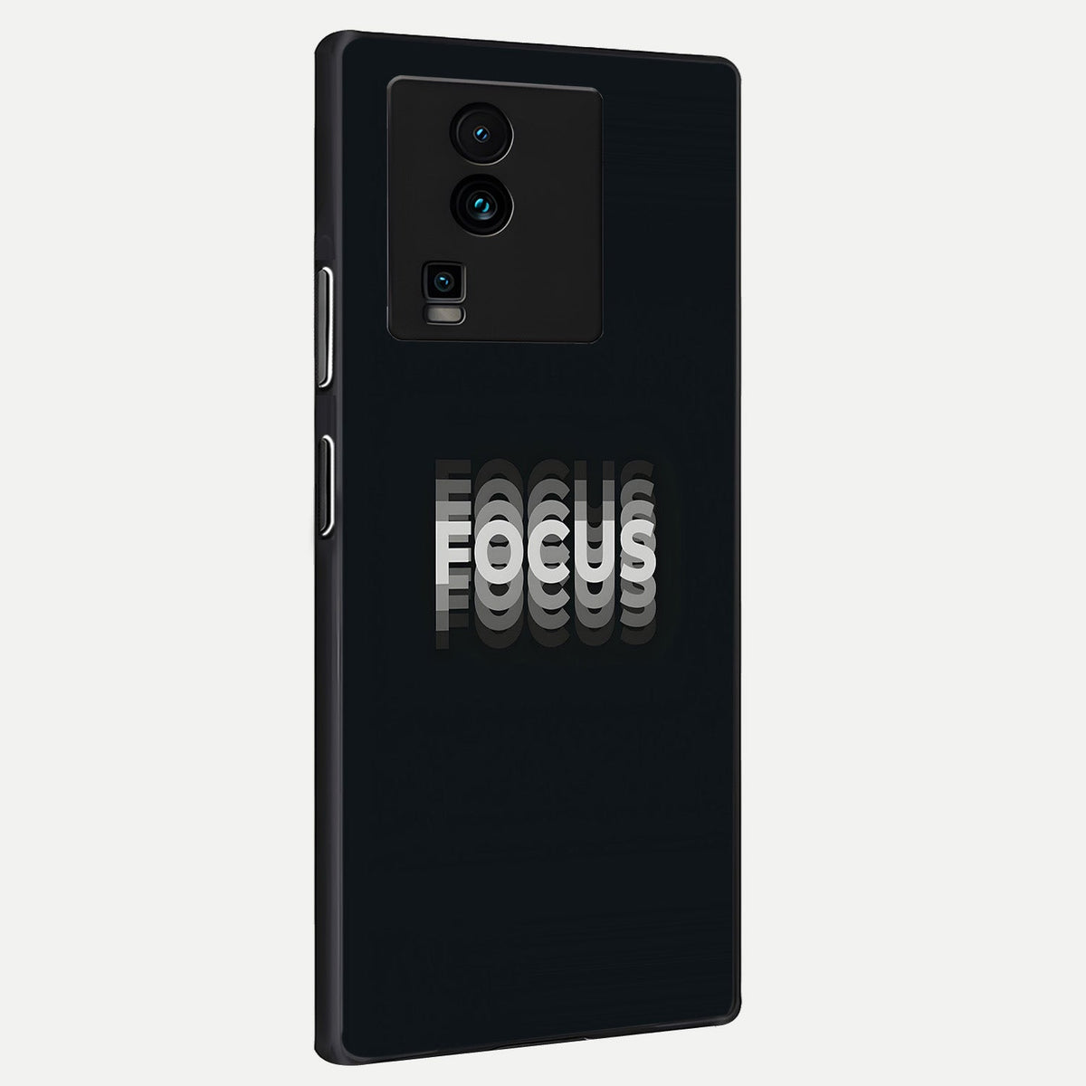 Mono Focus Vision back cover For iQOO Neo 7 Pro slim fit glass case with vibrant aesthetic design