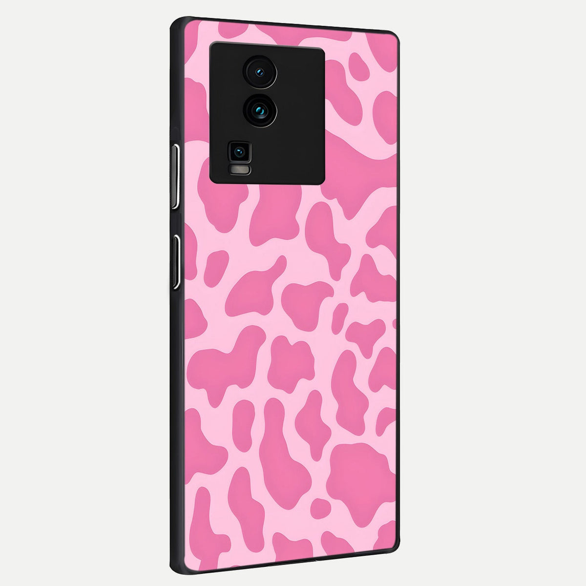 Pinkish Scenery back cover For iQOO Neo 7 Pro slim fit glass case with vibrant aesthetic design
