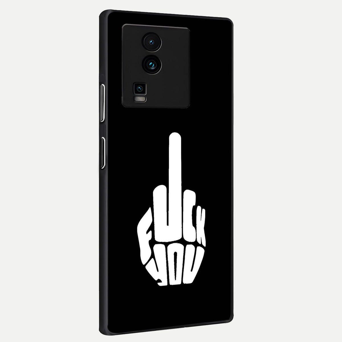 Rebel Mode On back cover For iQOO Neo 7 Pro slim fit glass case with vibrant aesthetic design