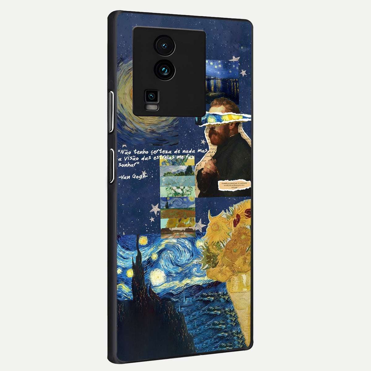 Starry Dream Vision back cover For iQOO Neo 7 Pro slim fit glass case with vibrant aesthetic design
