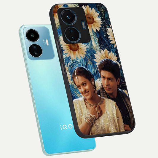 Eternal Love Story phone case For iQOO Z6 Lite 5G showing premium glass back cover with detailed artwork