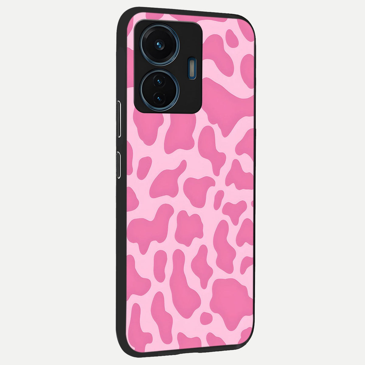 Pinkish Scenery back cover For iQOO Z6 Lite 5G slim fit glass case with vibrant aesthetic design