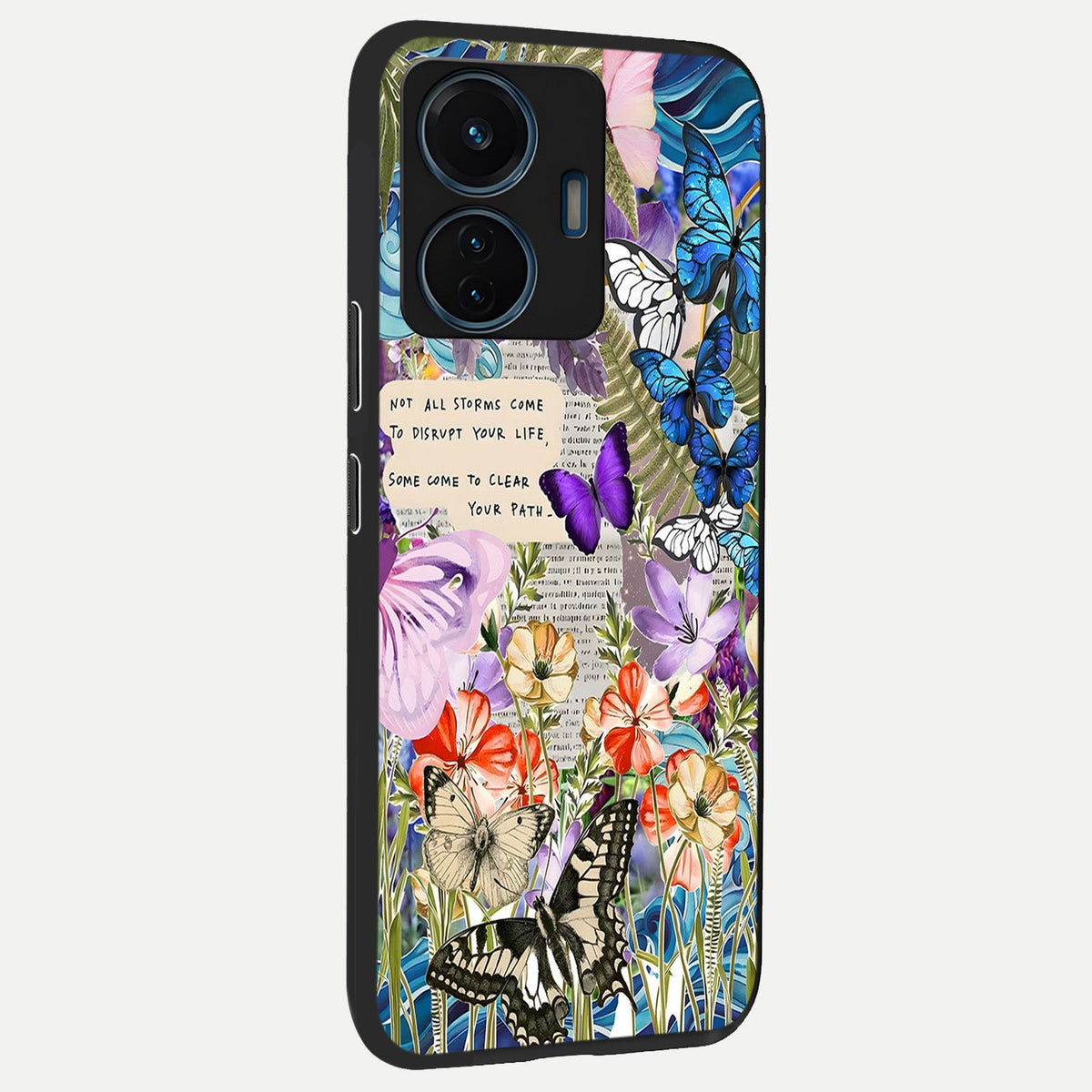 Storm Path Bloom back cover For iQOO Z6 Lite 5G slim fit glass case with vibrant aesthetic design