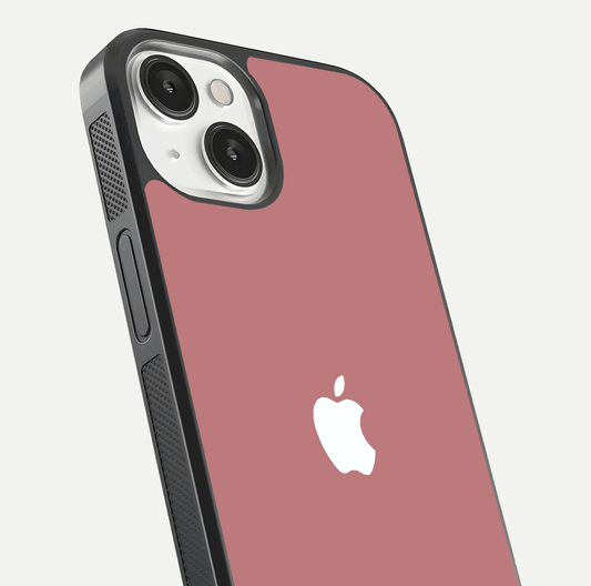 Apple Harmony Glass Case for iPhone 13 Mini close-up shot highlighting gradient tones and glass reflection