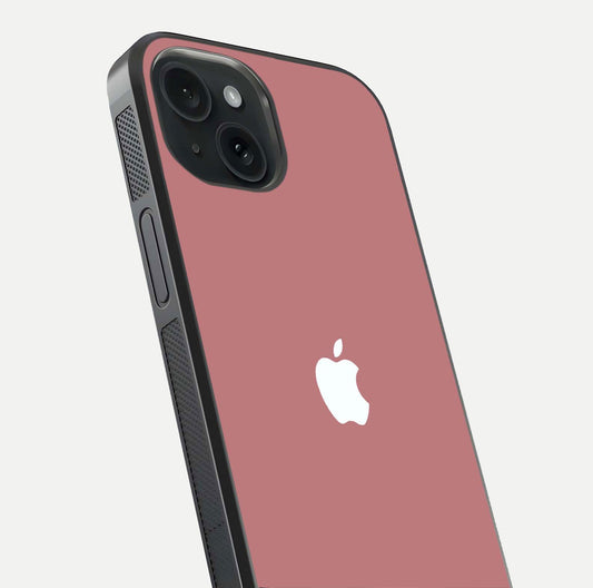 Apple Harmony Glass Case for iPhone 15 close-up shot highlighting gradient tones and glass reflection