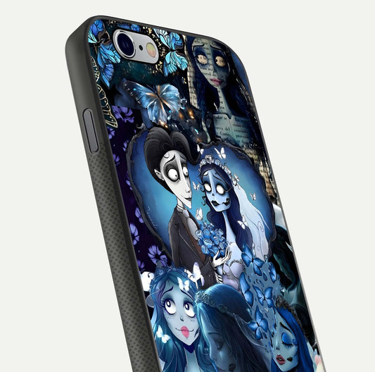 Butterfly Ghost Soul Glass Case for iPhone 16 Pro close-up shot showing ethereal wing patterns and reflection