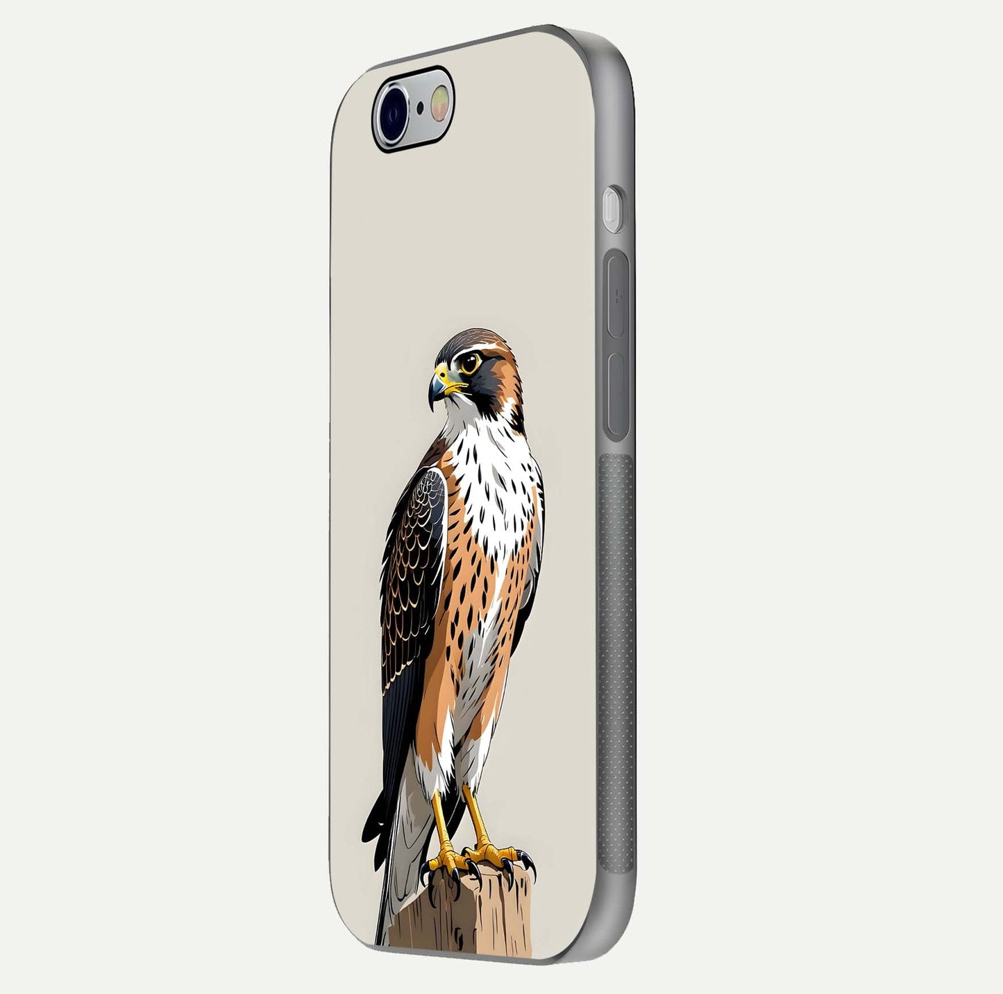 Clever Eagle Glass Case for iPhone 16 Pro side-angle photo capturing edge polish and shine reflection