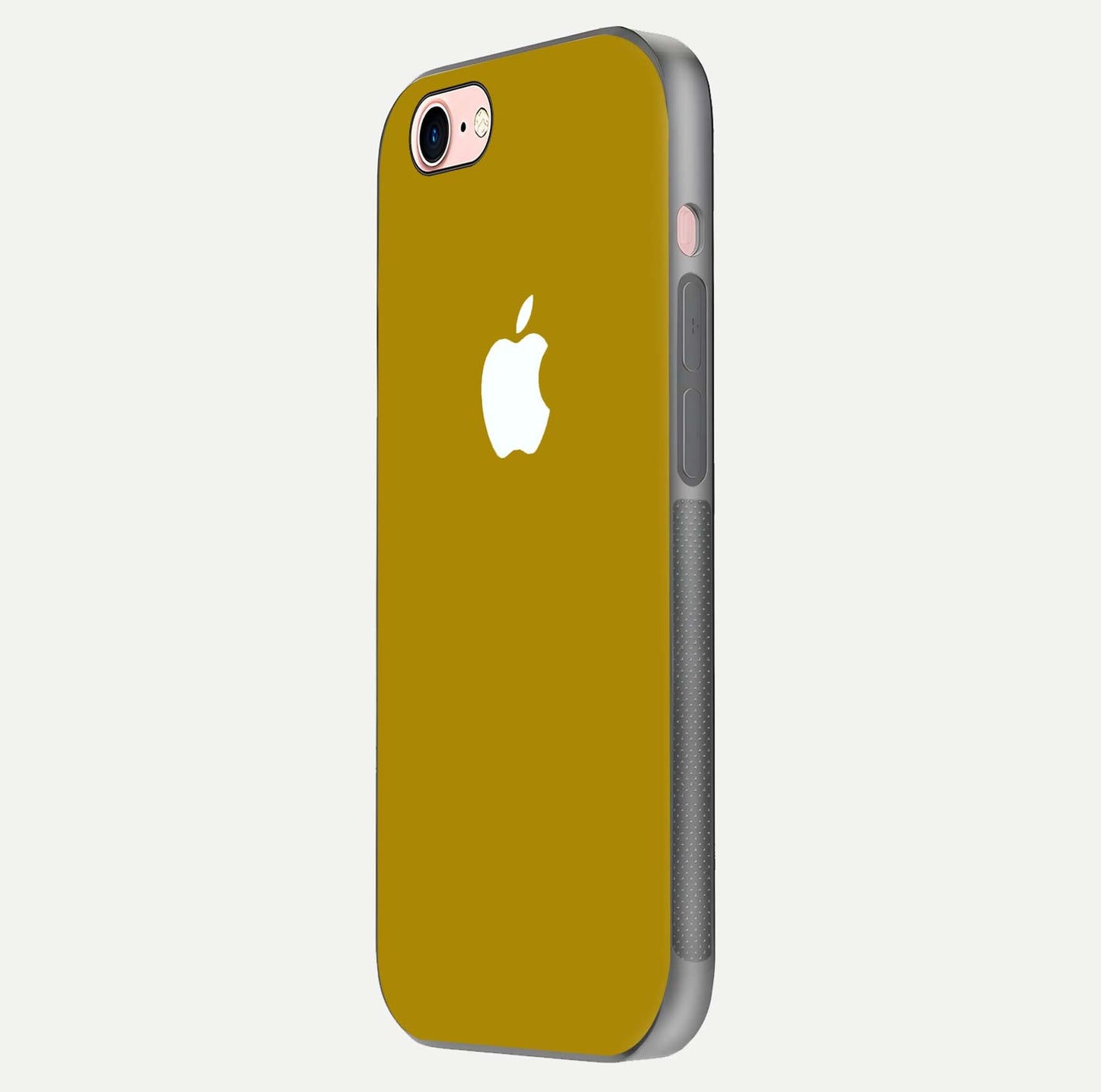 Golden Luxe Aura Glass Case for iPhone 6 Plus side-angle image showing reflection clarity and aura glow