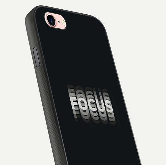 Mono Focus Vision Glass Case for iPhone 6 Plus close-up angled shot highlighting minimal contrast and reflection