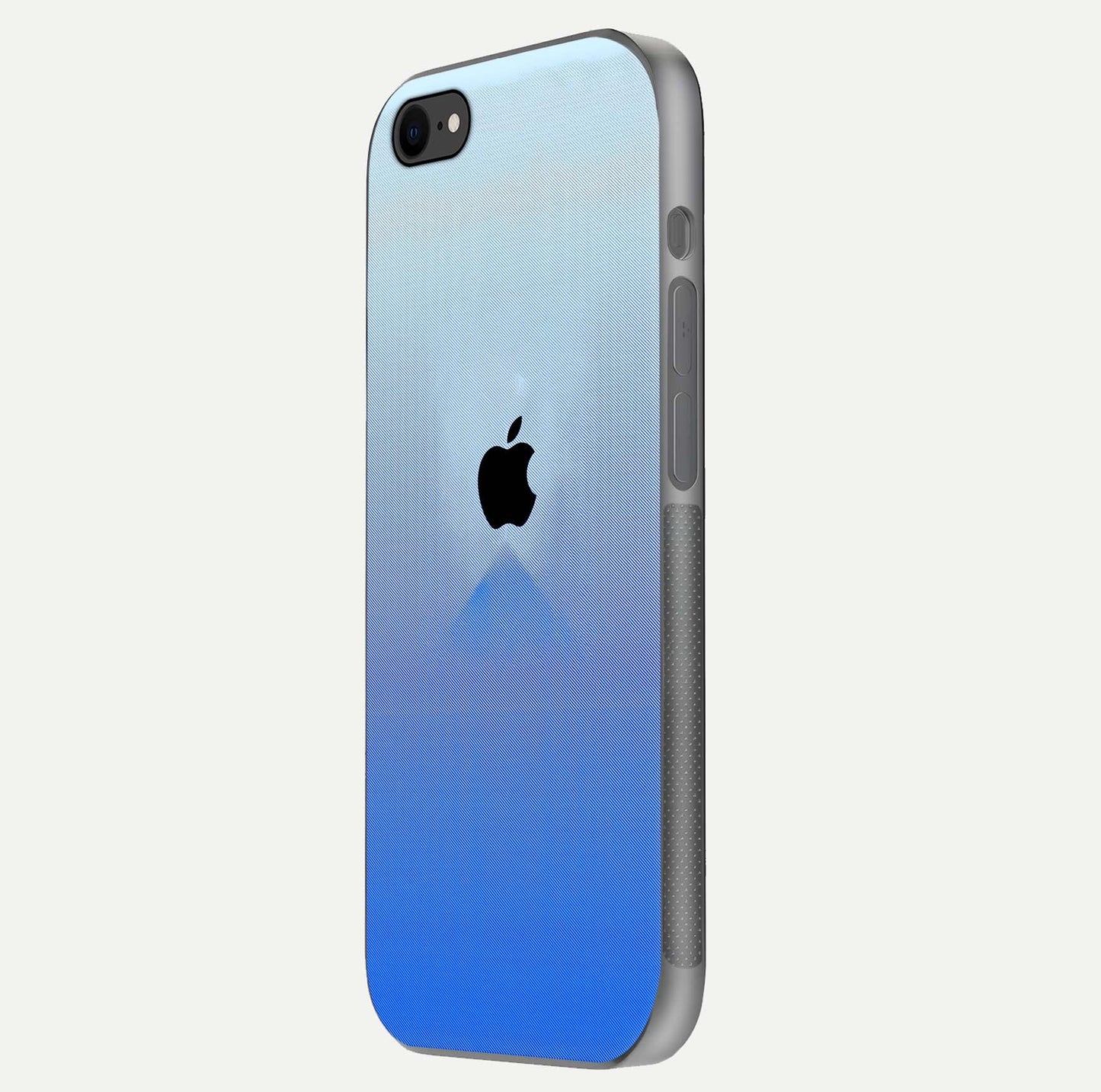 Gradient Apple Vibe Glass Case for iPhone 7 side-angle image showing reflection glow and elegant surface