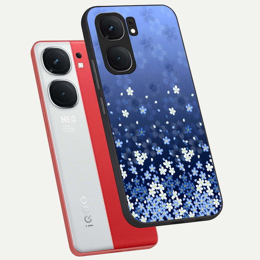 Blue Starry phone case For iQOO Neo 9 Pro showing premium glass back cover with detailed artwork