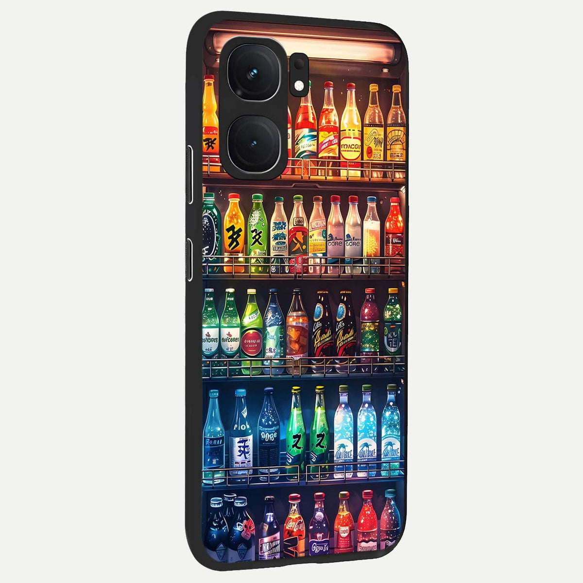 Colorfull Tree back cover For iQOO Neo 9 Pro slim fit glass case with vibrant aesthetic design