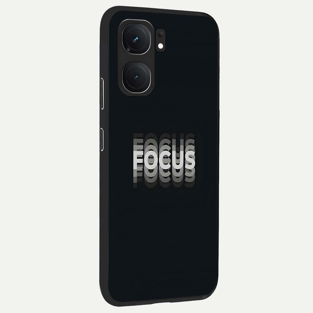 Mono Focus Vision back cover For iQOO Neo 9 Pro slim fit glass case with vibrant aesthetic design