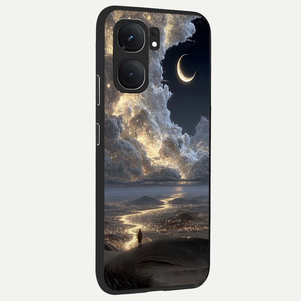 Moonlight Spark Path back cover For iQOO Neo 9 Pro slim fit glass case with vibrant aesthetic design