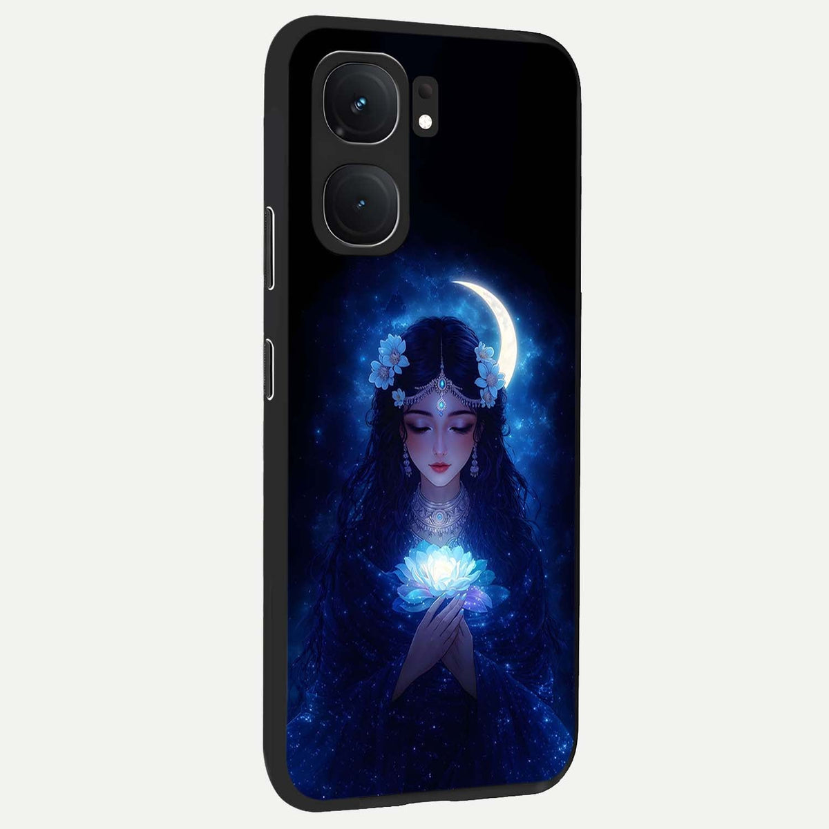 Mystic Moon Queen back cover For iQOO Neo 9 Pro slim fit glass case with vibrant aesthetic design