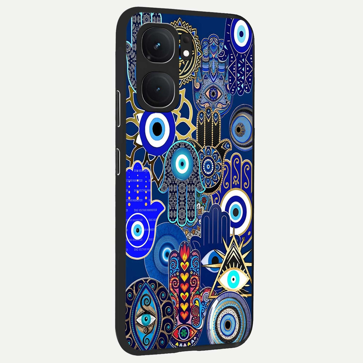 Mystic Palm Guard back cover For iQOO Neo 9 Pro slim fit glass case with vibrant aesthetic design