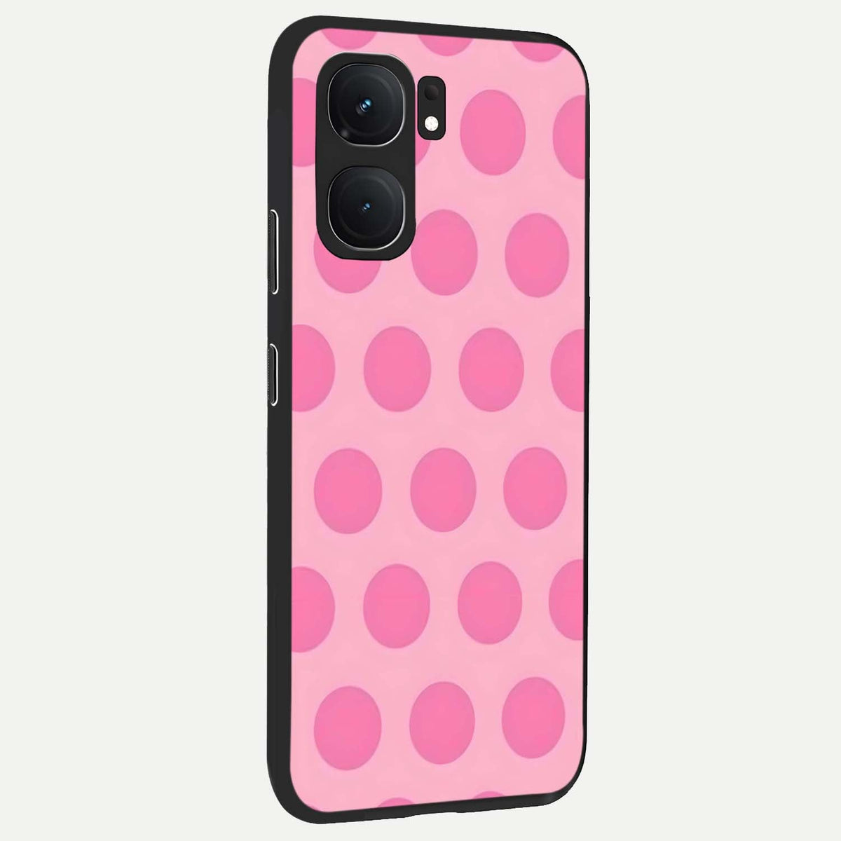 Sweet Dot Dreams back cover For iQOO Neo 9 Pro slim fit glass case with vibrant aesthetic design