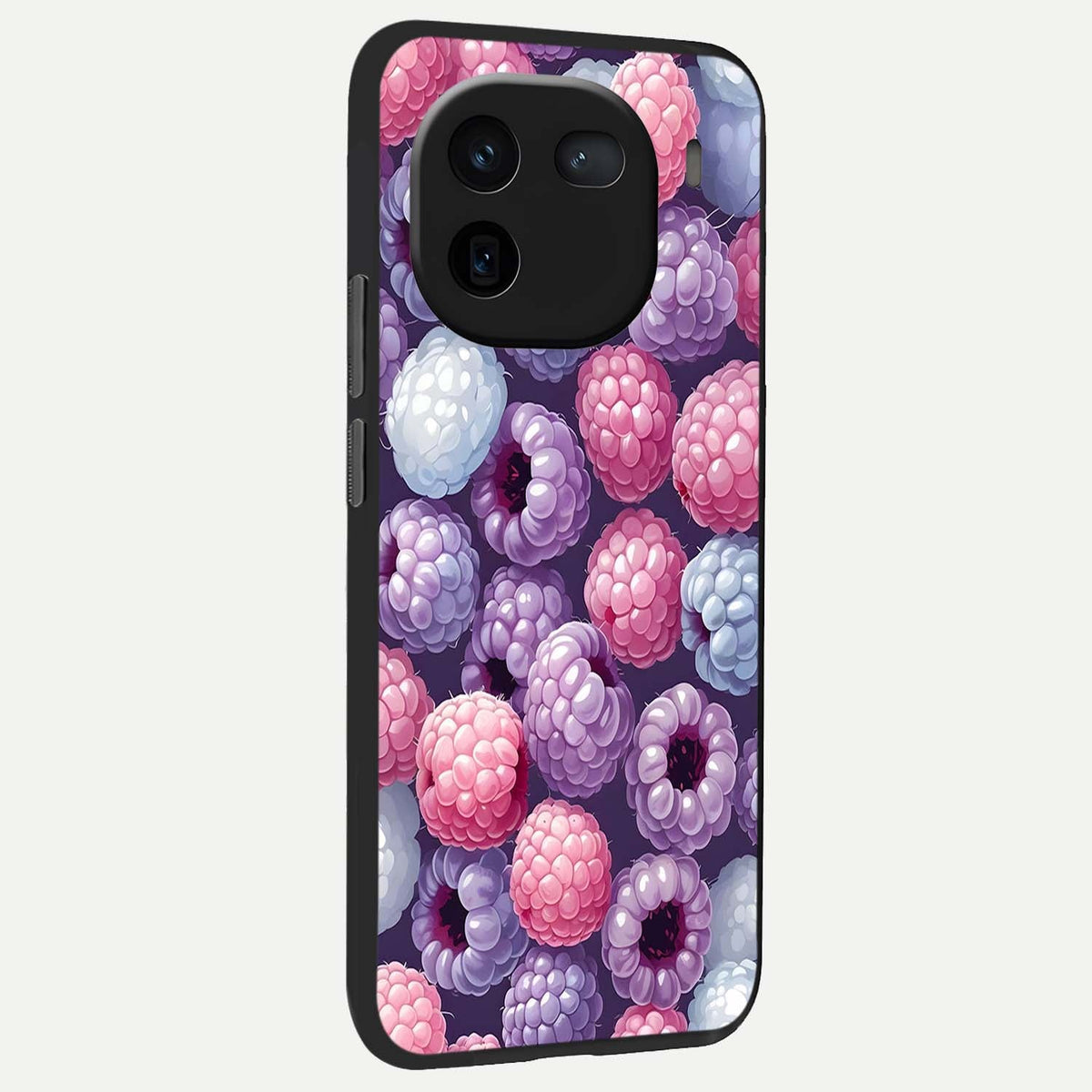 Berry Candy Pop back cover For iQOO 12 5G slim fit glass case with vibrant aesthetic design